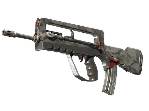 FAMAS | Grey Ghost (Well-Worn)