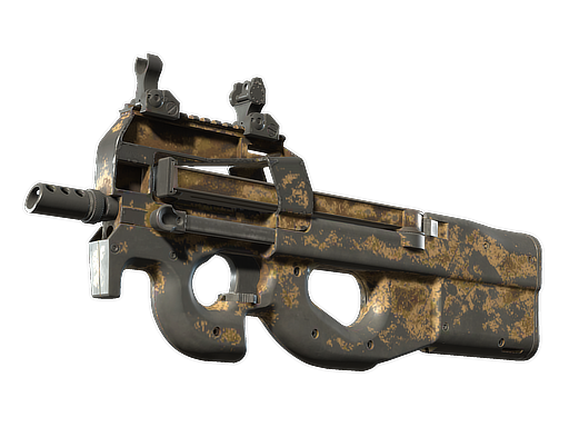 P90 | Desert Halftone (Battle-Scarred)