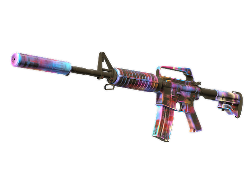 M4A1-S | Glitched Paint (Minimal Wear)