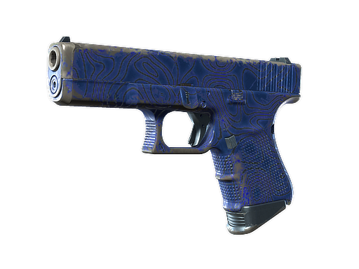 Glock-18 | Ocean Topo (Well-Worn)