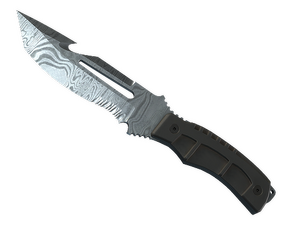 ★ ST™ Survival Knife | Damascus Steel