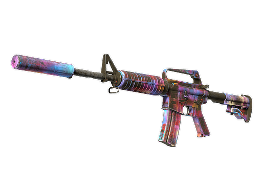 M4A1-S | Glitched Paint (Well-Worn)