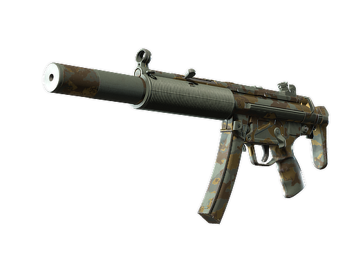 MP5-SD | Gold Leaf (Well-Worn)
