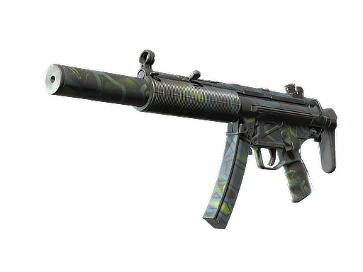 MP5-SD | Lime Hex (Well-Worn)