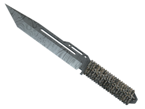 ★ ST™ Paracord Knife | Damascus Steel (Well-Worn)