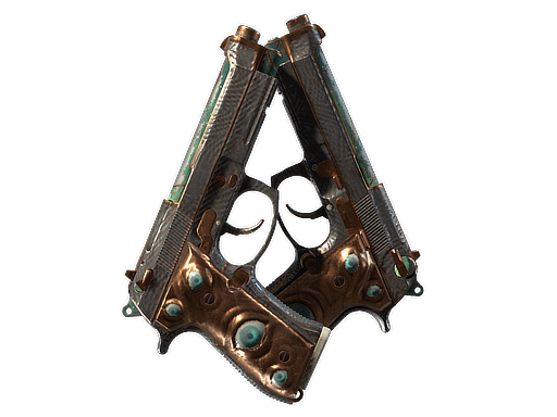 StatTrak™ Dual Berettas | Angel Eyes (Battle-Scarred)