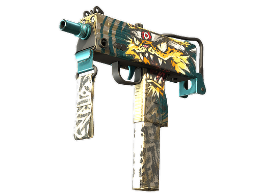 MAC-10 | Cat Fight (Well-Worn)
