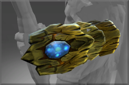 Inscribed Ironwood Arms of the Fungal Lord