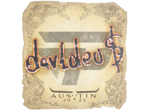 Sticker | dav1deuS | Austin 2025