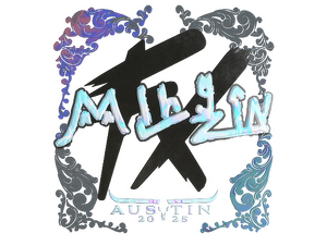 Sticker | mlhzin (Holo) | Austin 2025