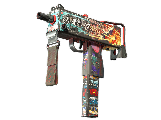 Souvenir MAC-10 | Derailment (Battle-Scarred)