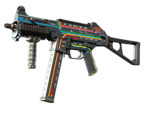Souvenir UMP-45 | Late Night Transit (Well-Worn)