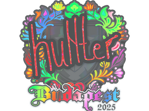 Sticker | huNter- (Holo) | Budapest 2025