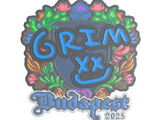 Sticker | Grim (Embroidered) | Budapest 2025