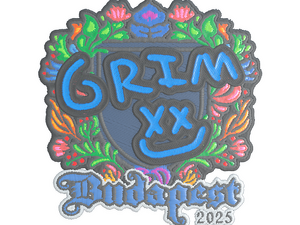 Sticker | Grim (Embroidered) | Budapest 2025