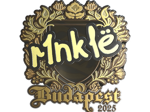 Sticker | r1nkle (Gold) | Budapest 2025