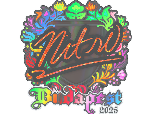 Sticker | nitr0 (Holo) | Budapest 2025
