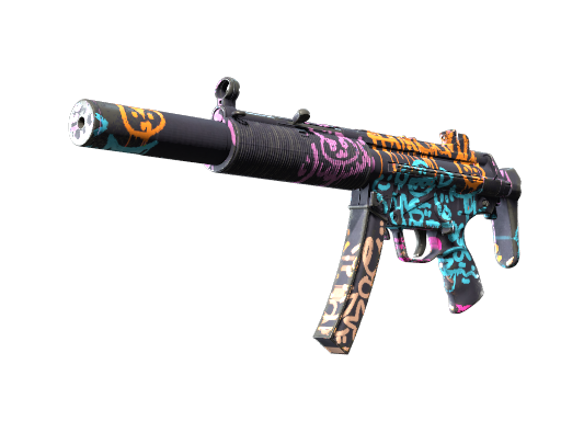 Souvenir MP5-SD | Neon Squeezer (Field-Tested)