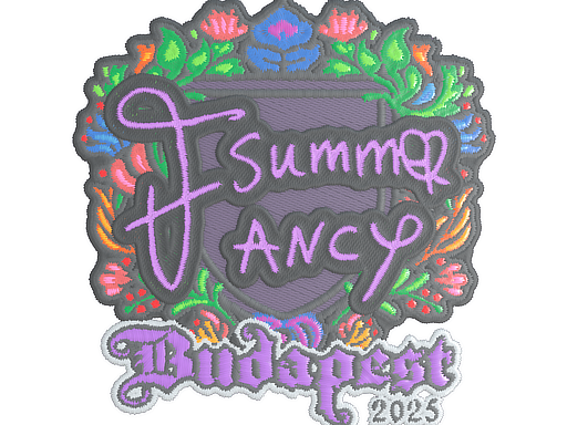 Sticker | Summer (Embroidered) | Budapest 2025