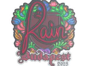 Sticker | rain (Embroidered) | Budapest 2025