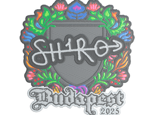 Sticker | sh1ro (Embroidered) | Budapest 2025