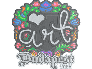 Sticker | arT (Embroidered) | Budapest 2025