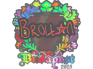Sticker | Brollan (Holo) | Budapest 2025