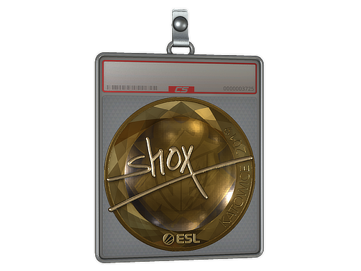 Sticker Slab | shox (Gold) | Katowice 2019