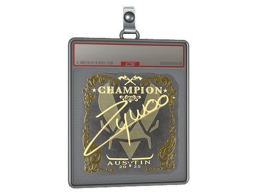 Sticker Slab | ZywOo (Gold, Champion) | Austin 2025