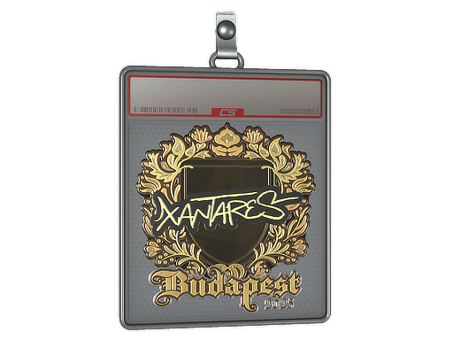 Sticker Slab | XANTARES (Gold) | Budapest 2025