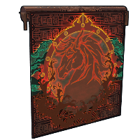 Year of the Horse Garage Door