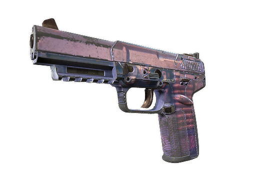 Five-SeveN | Dark Polymer (Battle-Scarred)