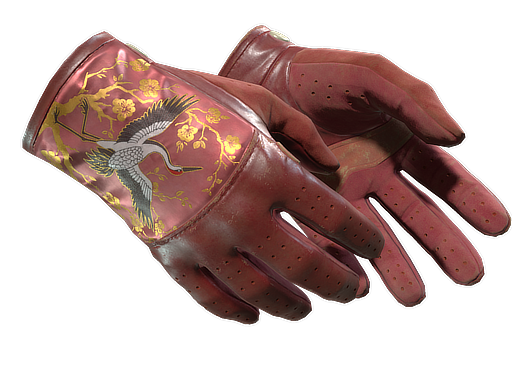 ★ Driver Gloves | Brocade Crane (Well-Worn)