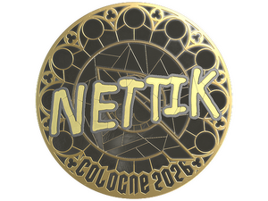 Sticker | nettik (Gold) | Cologne 2026