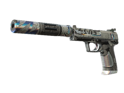 USP-S | Spiral Glitch (Well-Worn)