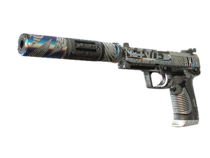 USP-S | Spiral Glitch (Well-Worn)