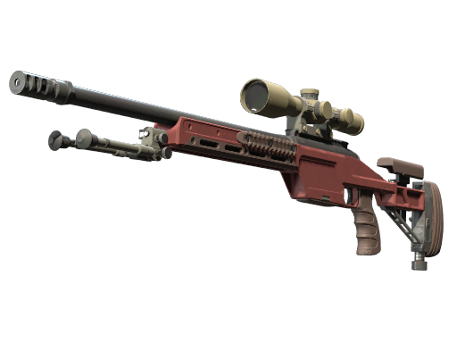 Souvenir SSG 08 | Red Stone (Minimal Wear)