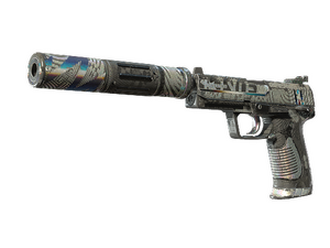 USP-S | Spiral Glitch (Battle-Scarred)