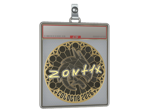 Sticker Slab | zont1x (Gold) | Cologne 2026
