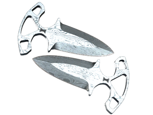 ★ StatTrak™ Shadow Daggers | Damascus Steel (Well-Worn)