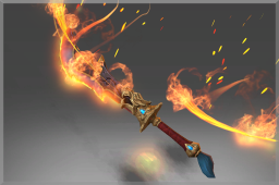 Inscribed Sword of the Smoldering Sage