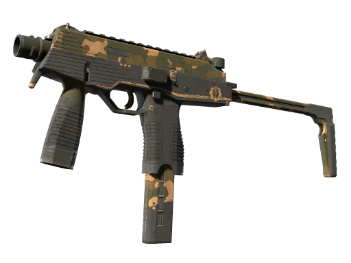 StatTrak™ MP9 | Black Sand (Battle-Scarred)
