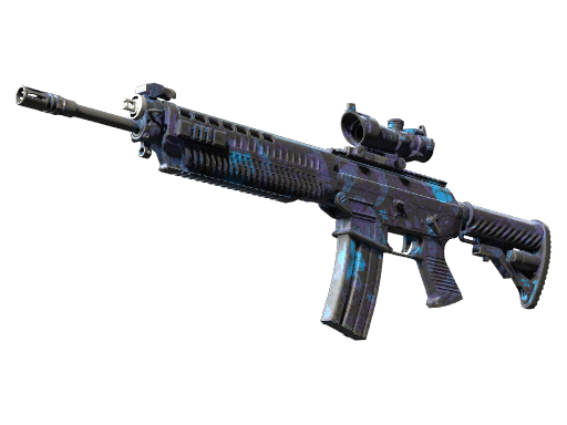 StatTrak™ SG 553 | Aloha (Well-Worn)