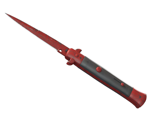 ★ Stiletto Knife | Crimson Web (Field-Tested)
