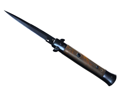 ★ Stiletto Knife | Blue Steel (Battle-Scarred)