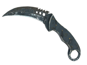 ★ StatTrak™ Talon Knife | Night Stripe (Battle-Scarred)