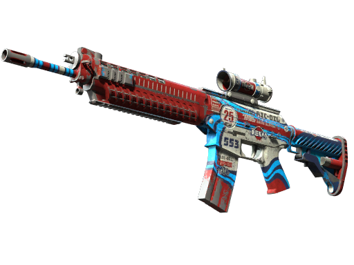 Souvenir SG 553 | Integrale (Battle-Scarred)