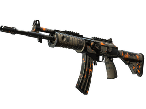 Galil AR | Orange DDPAT (Battle-Scarred)