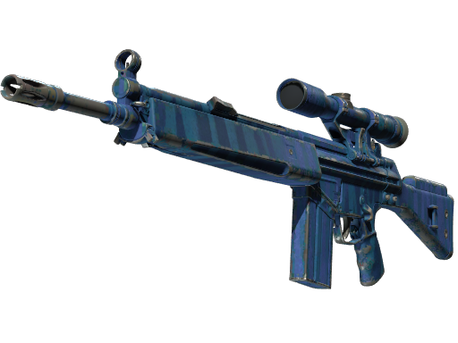 StatTrak™ G3SG1 | Azure Zebra (Field-Tested)