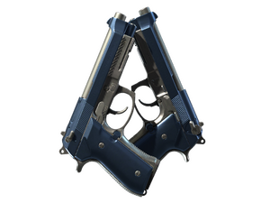 Dual Berettas | Anodized Navy (Minimal Wear)